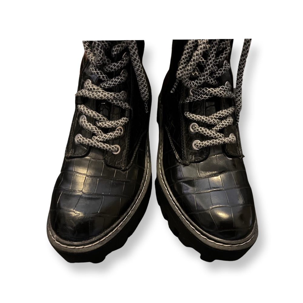 zara croc boots